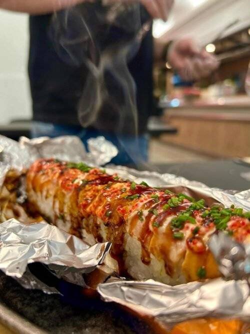 maki salmon braseado